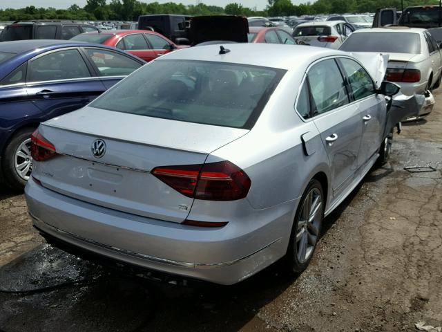 1VWDT7A39HC077645 - 2017 VOLKSWAGEN PASSAT R-L SILVER photo 4