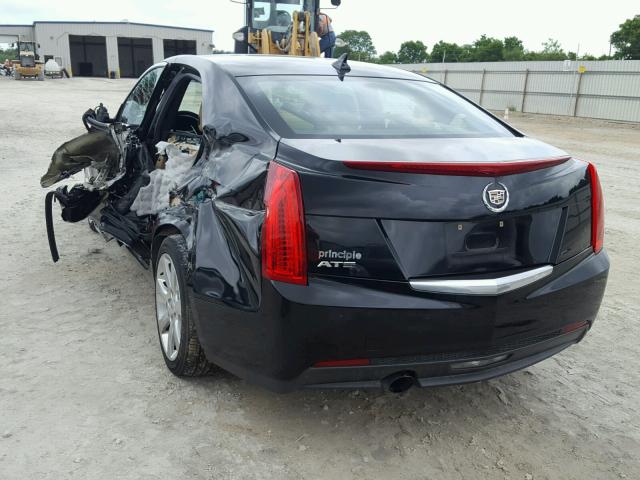 1G6AB5SA3D0123706 - 2013 CADILLAC ATS LUXURY BLACK photo 3