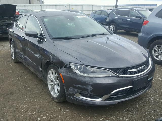 1C3CCCCB5FN544562 - 2015 CHRYSLER 200 C CHARCOAL photo 1