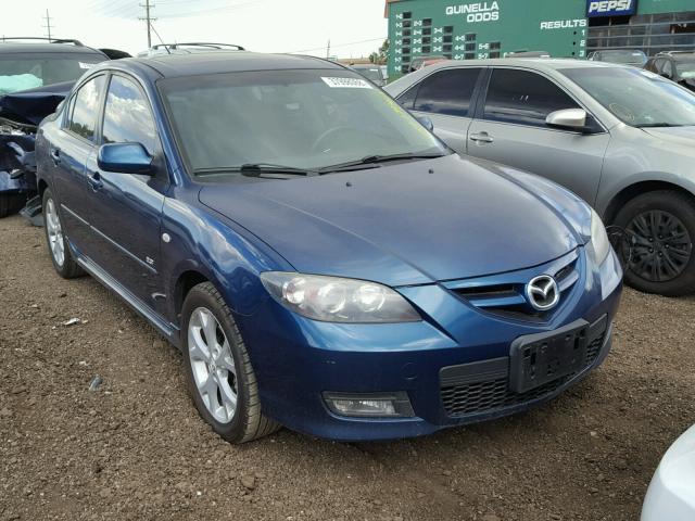 JM1BK323381872402 - 2008 MAZDA 3 S TEAL photo 1