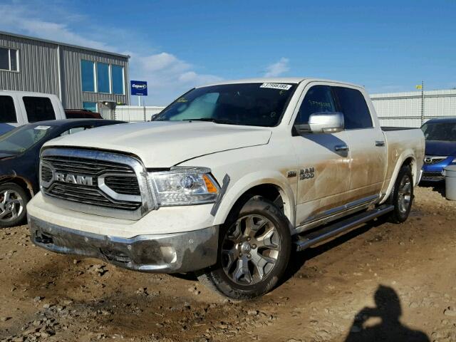 1C6RR7PT7HS786652 - 2017 RAM 1500 LONGH WHITE photo 2