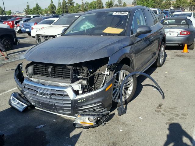 WA1BNAFY3J2017288 - 2018 AUDI Q5 PREMIUM GRAY photo 2