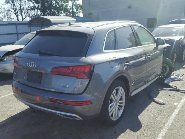 WA1BNAFY3J2017288 - 2018 AUDI Q5 PREMIUM GRAY photo 4