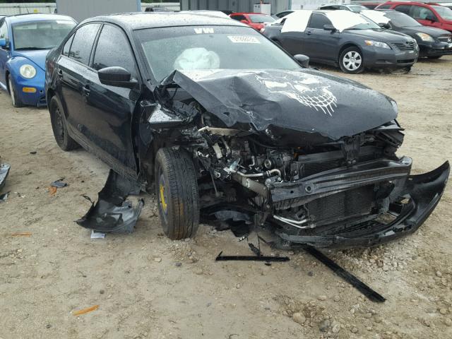 3VW2K7AJ4CM355061 - 2012 VOLKSWAGEN JETTA BASE 黑色 照片 1