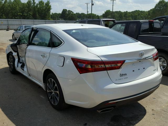 4T1BK1EB6GU215304 - 2016 TOYOTA AVALON XLE WHITE photo 3