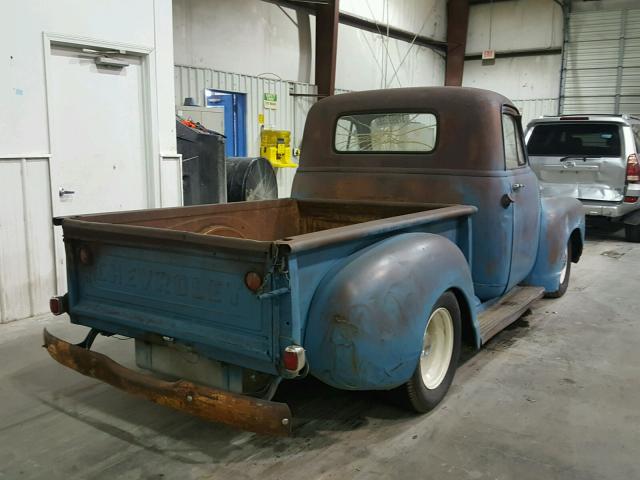 H55K00746 - 1955 CHEVROLET 3100 BLUE photo 4