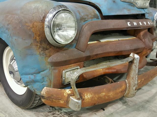 H55K00746 - 1955 CHEVROLET 3100 Blau Foto 9