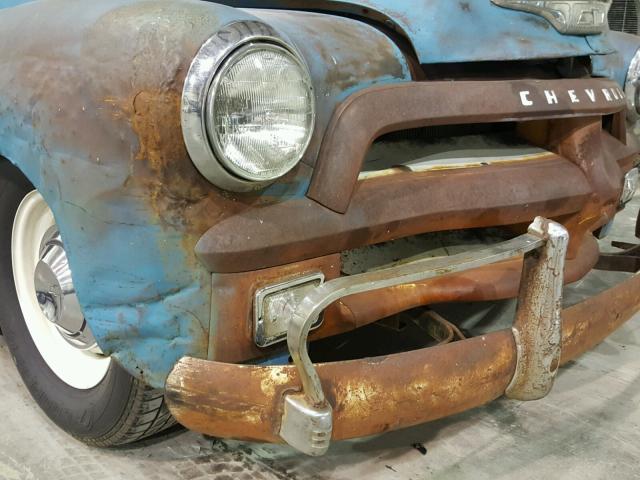 H55K00746 - 1955 CHEVROLET 3100 BLUE photo 9