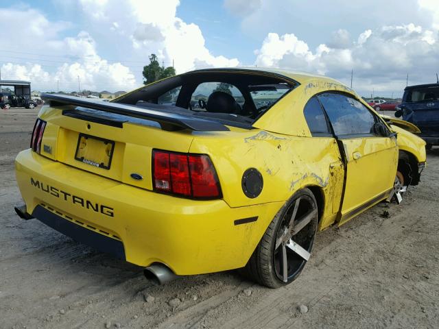 1FAFP42RX3F429954 - 2003 FORD MUSTANG MA YELLOW photo 4