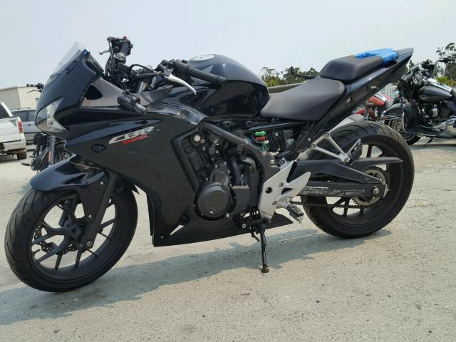 MLHPC4413F5200220 - 2015 HONDA CBR500 R BLACK photo 2