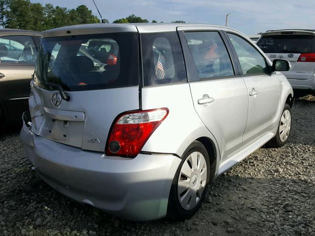 JTKKT624260141477 - 2006 TOYOTA SCION XA SILVER photo 4