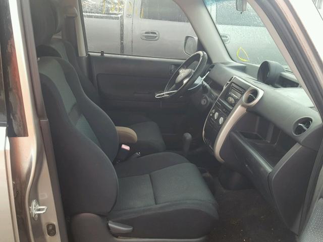 JTLKT324X64107614 - 2006 TOYOTA SCION XB ვერცხლისფერი ფოტო 5