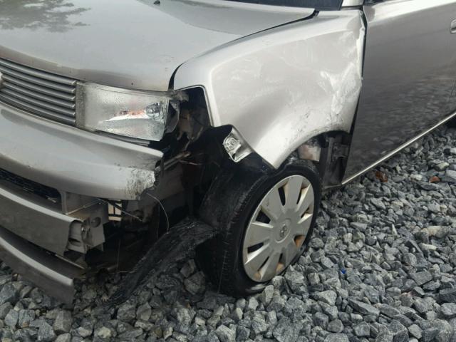JTLKT324X64107614 - 2006 TOYOTA SCION XB ვერცხლისფერი ფოტო 9