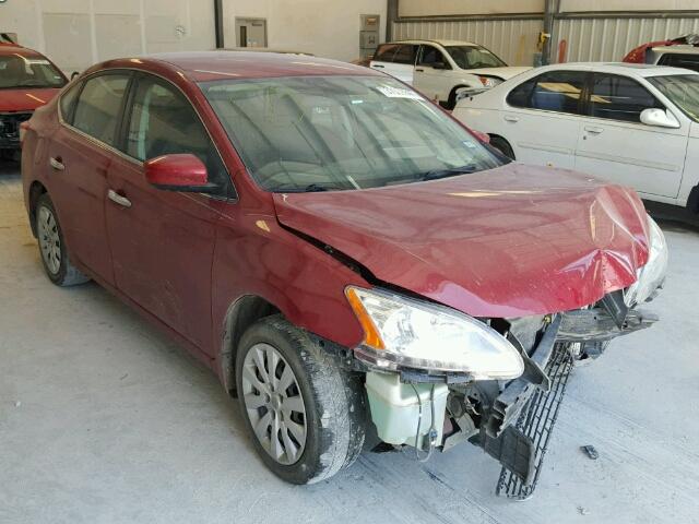 3N1AB7AP7EY227835 - 2014 NISSAN SENTRA S CHARCOAL photo 1