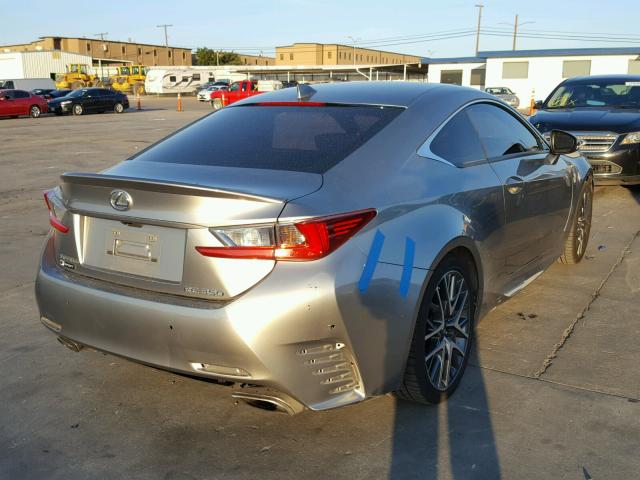 JTHHE5BC7H5016668 - 2017 LEXUS RC 350 SILVER photo 4