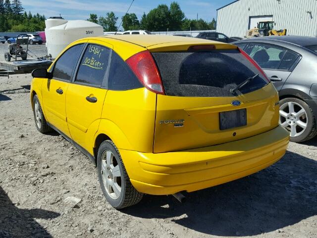 1FAFP37N36W143934 - 2006 FORD FOCUS ZX5 YELLOW photo 3