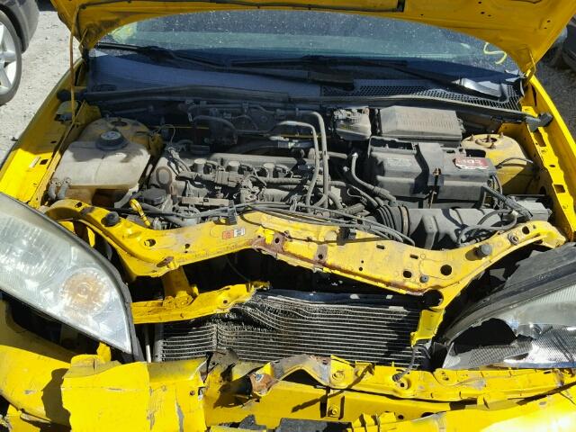 1FAFP37N36W143934 - 2006 FORD FOCUS ZX5 YELLOW photo 7