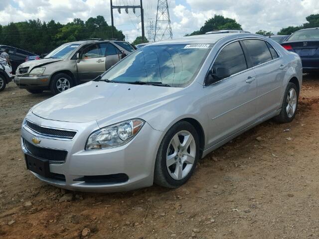 1G1ZA5E03CF383808 - 2012 CHEVROLET MALIBU LS SILVER photo 2