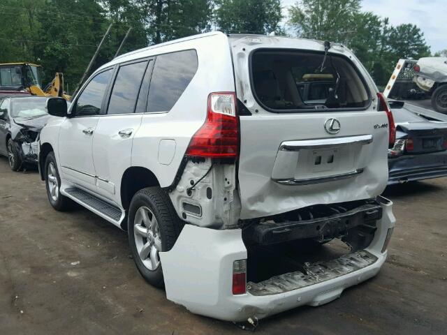 JTJBM7FX9C5038390 - 2012 LEXUS GX BASE WHITE photo 3