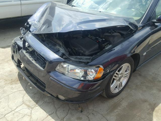YV1RS592952474411 - 2005 VOLVO S60 2.5T BLUE photo 10