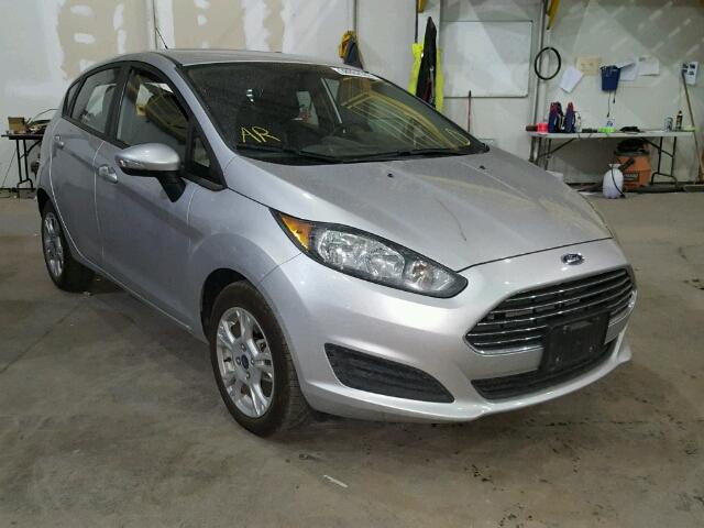 3FADP4EJ9EM180322 - 2014 FORD FIESTA SE SILVER photo 1