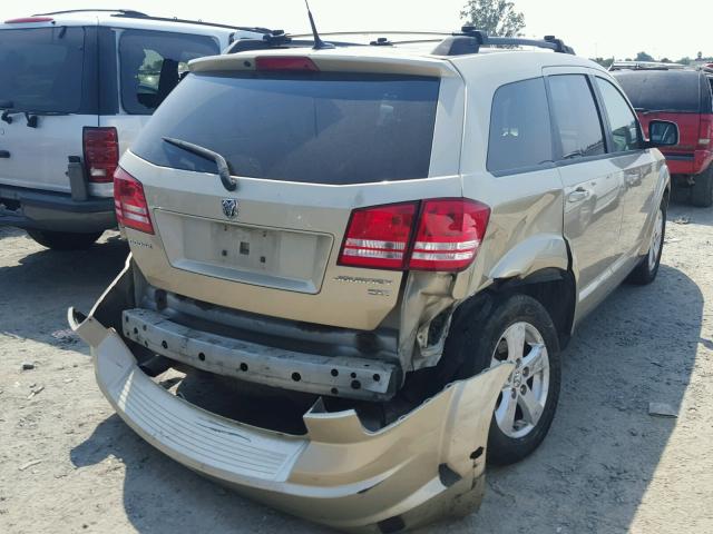 3D4PG5FV5AT117932 - 2010 DODGE JOURNEY SX GOLD photo 4