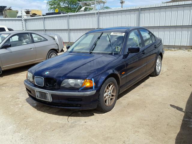 WBAAM3340YCA88843 - 2000 BMW 323 I BLUE photo 2