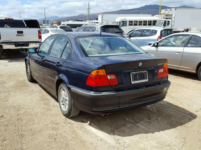 WBAAM3340YCA88843 - 2000 BMW 323 I BLUE photo 3