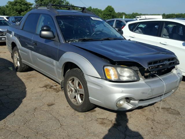 4S4BT62C347100645 - 2004 SUBARU BAJA SPORT RED photo 1