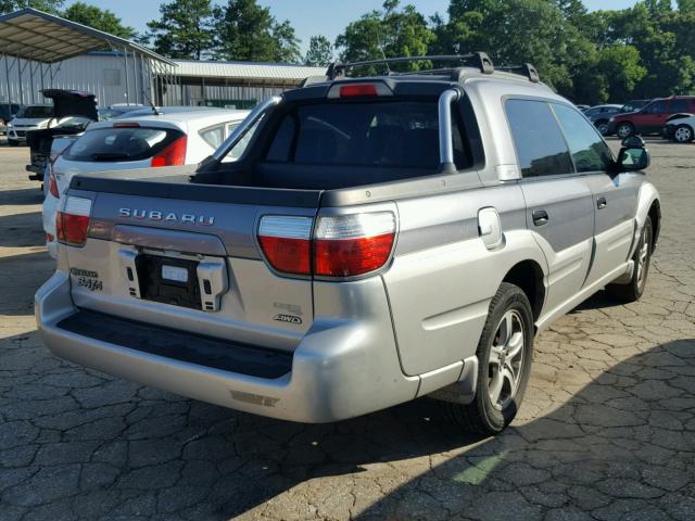 4S4BT62C347100645 - 2004 SUBARU BAJA SPORT RED photo 4