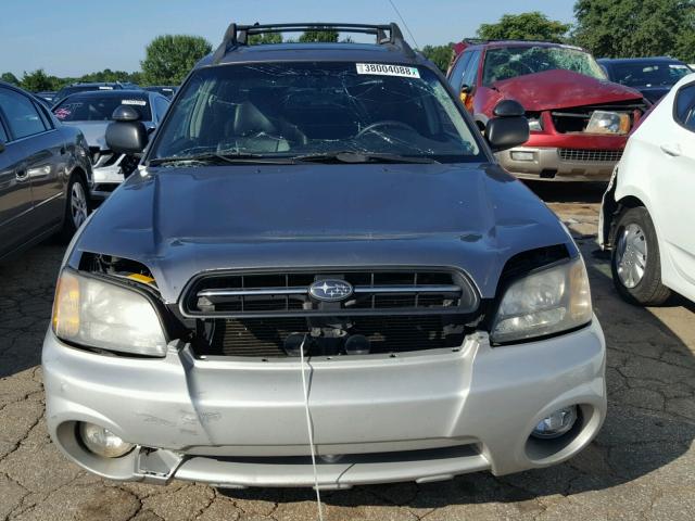 4S4BT62C347100645 - 2004 SUBARU BAJA SPORT RED photo 9