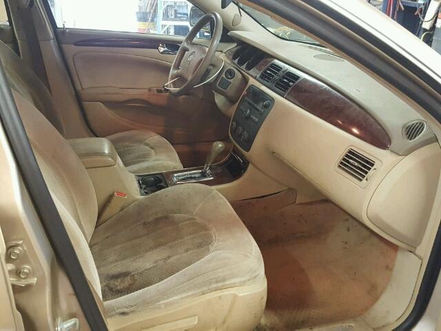 1G4HP57236U162432 - 2006 BUICK LUCERNE CX GOLD photo 5