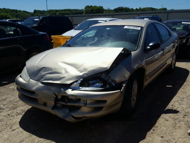 2B3HD46R54H614713 - 2004 DODGE INTREPID S ოქროსფერი ფოტო 2