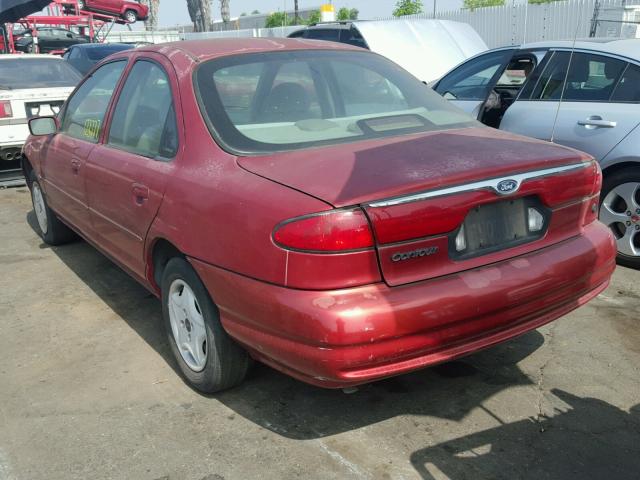 1FAFP6536WK243830 - 1998 FORD CONTOUR BA RED photo 3