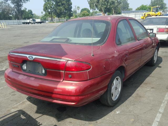 1FAFP6536WK243830 - 1998 FORD CONTOUR BA RED photo 4