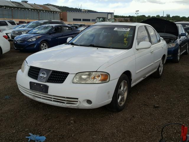 3N1AB51A84L482733 - 2004 NISSAN SENTRA 2.5 WHITE photo 2