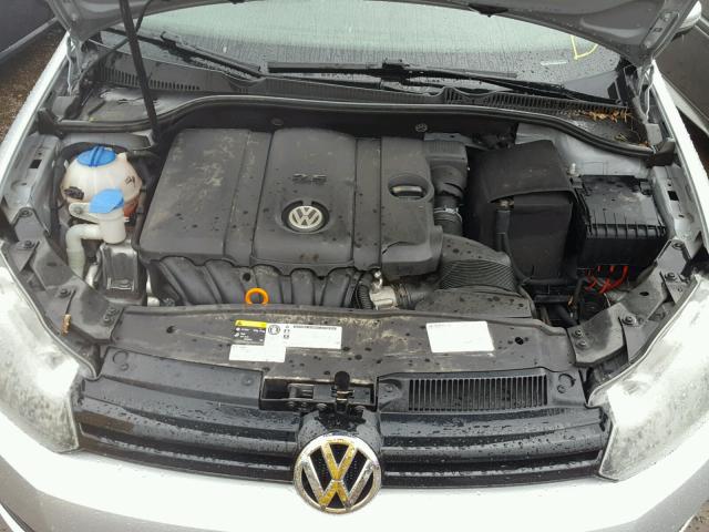 WVWDB7AJ3DW131454 - 2013 VOLKSWAGEN GOLF SILVER photo 7