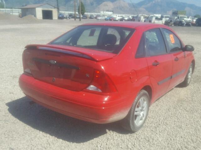 1FAFP33PX1W361532 - 2001 FORD FOCUS LX RED photo 4