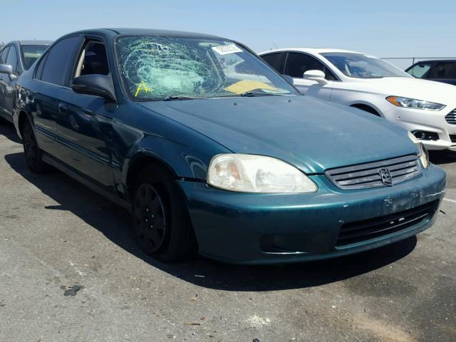 2HGEJ661XXH515102 - 1999 HONDA CIVIC BASE GREEN photo 1