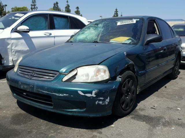 2HGEJ661XXH515102 - 1999 HONDA CIVIC BASE GREEN photo 2