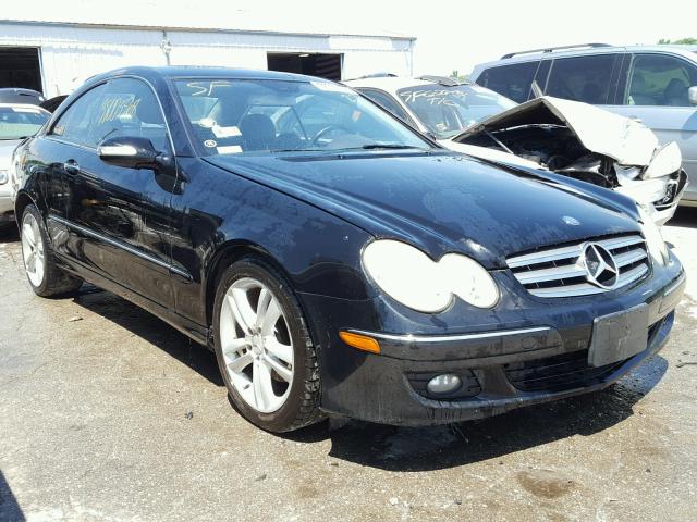 WDBTJ56H86F179140 - 2006 MERCEDES-BENZ CLK 350 BLACK photo 1