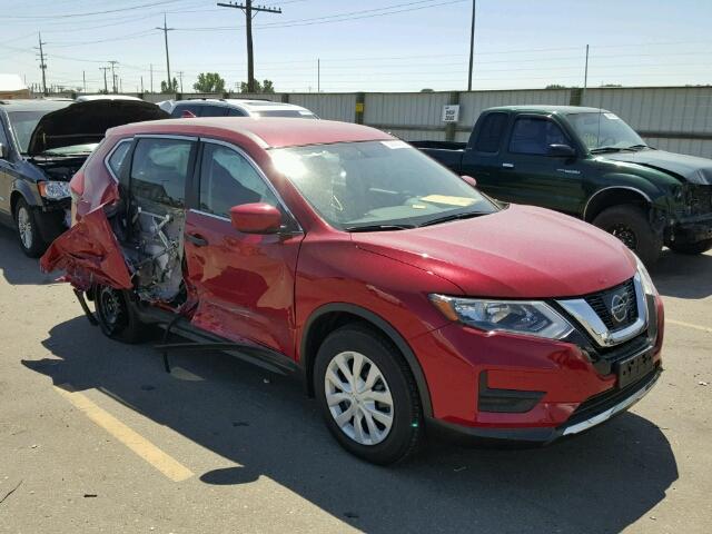 JN8AT2MVXHW269441 - 2017 NISSAN ROGUE S RED photo 1