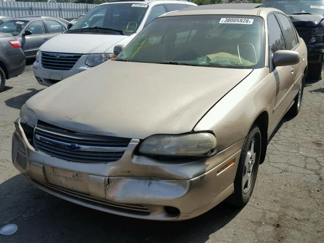 1G1NE52J62M637134 - 2002 CHEVROLET MALIBU LS GOLD photo 2