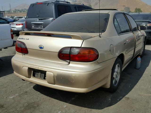 1G1NE52J62M637134 - 2002 CHEVROLET MALIBU LS GOLD photo 4