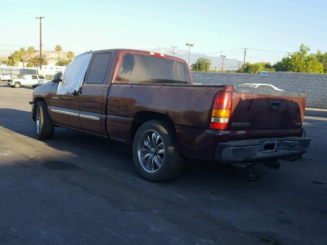 2GTEC19T431351213 - 2003 GMC NEW SIERRA MAROON photo 3