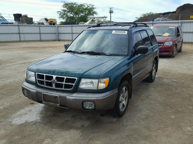 JF1SF655XYH705700 - 2000 SUBARU FORESTER S Yaşıl foto 2