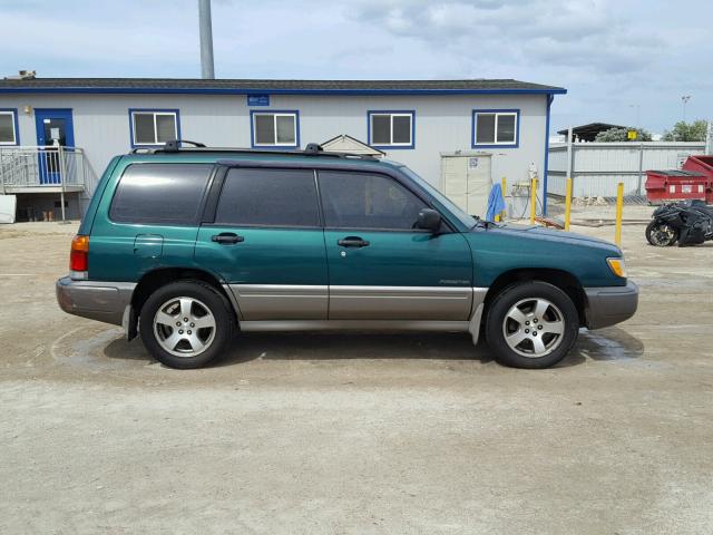 JF1SF655XYH705700 - 2000 SUBARU FORESTER S Yaşıl foto 9