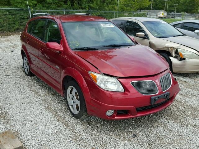 5Y2SL65817Z417621 - 2007 PONTIAC VIBE RED photo 1