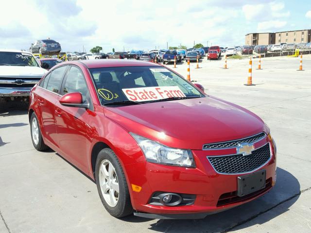 1G1PF5SC2C7289968 - 2012 CHEVROLET CRUZE LT RED photo 1