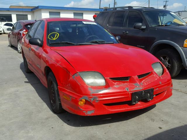 1G2JB524227391694 - 2002 PONTIAC SUNFIRE SE RED photo 1